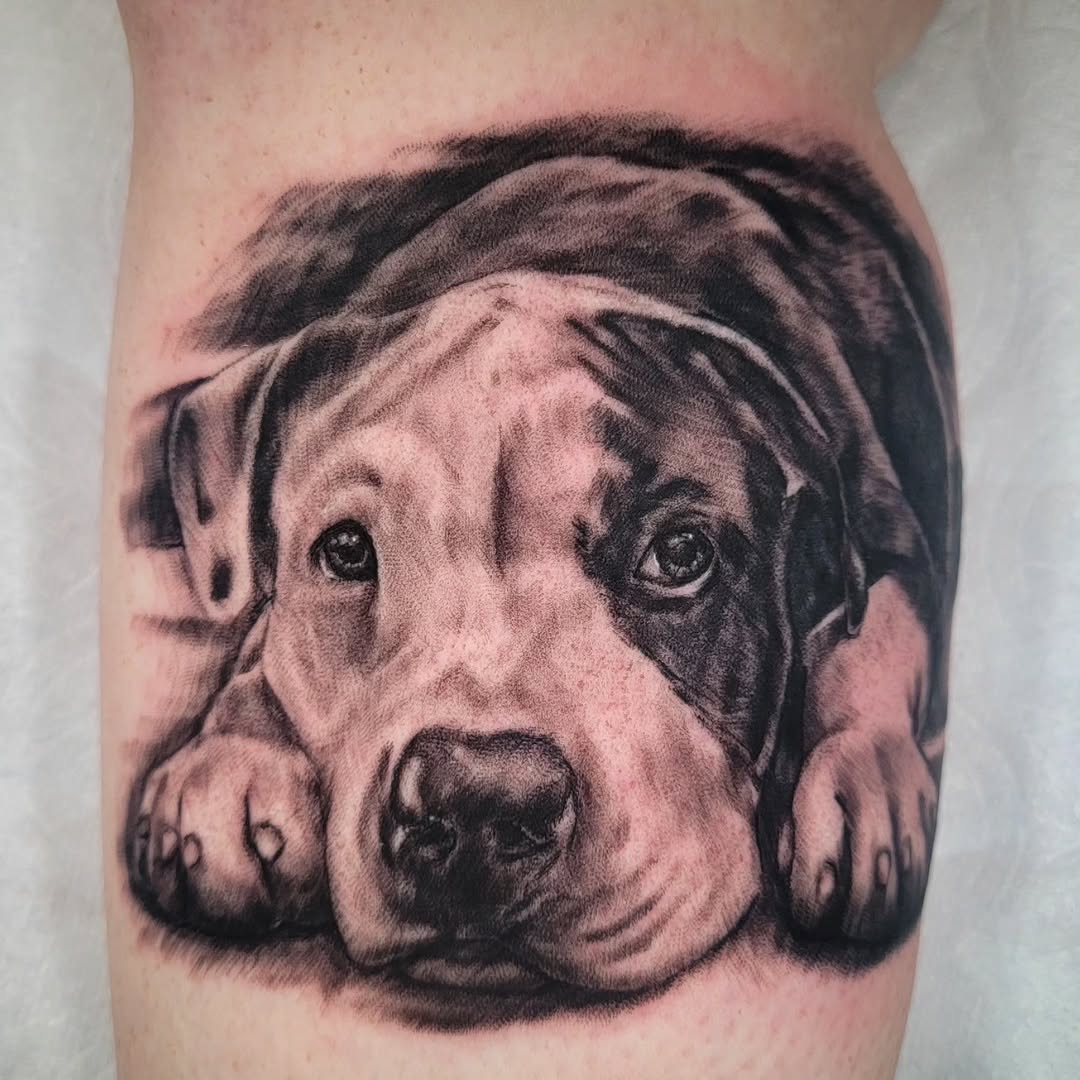 Tattoo by @jeremylaflammetattoos — realism, black_and_grey