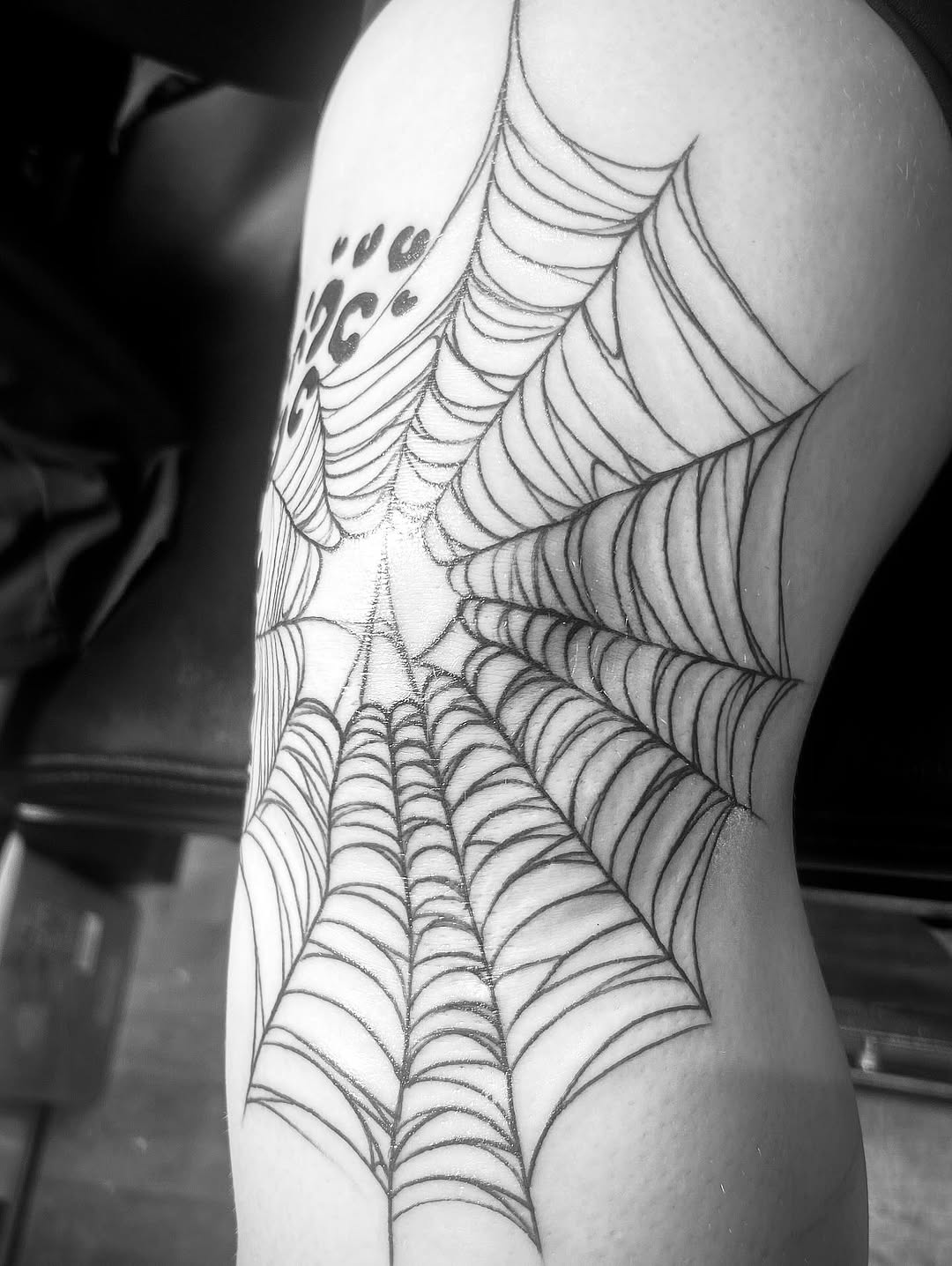 Tattoo by @electric_phantom — blackwork