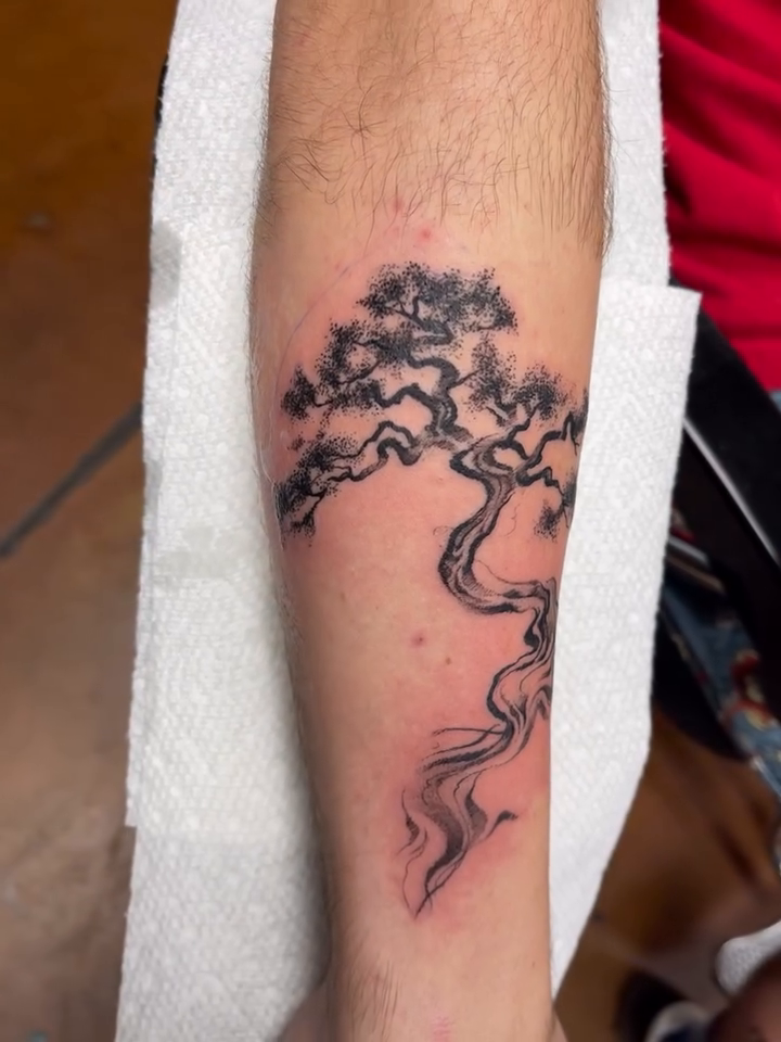 Tattoo by @ccharlandink — illustrative, black_and_grey