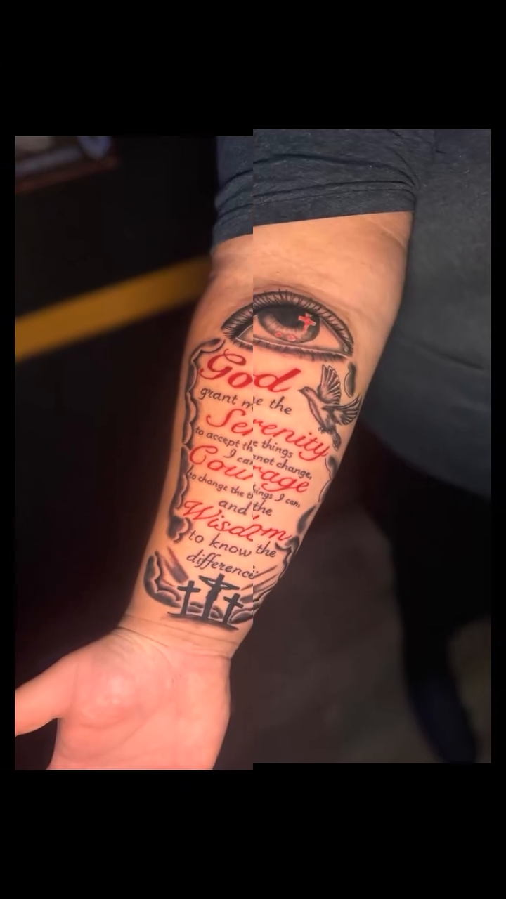 Tattoo by @tattoozbyjay โ lettering_script, black_and_grey