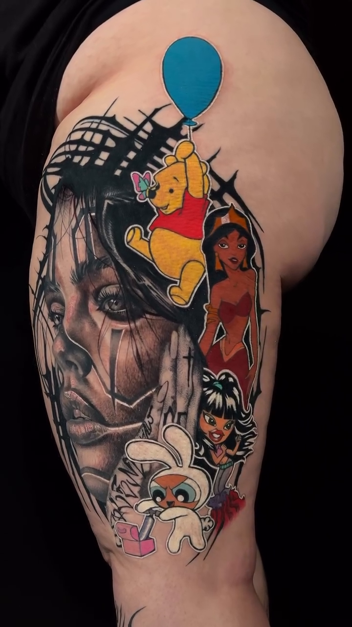 Tattoo by @em.j.francis โ realism, trash_polka