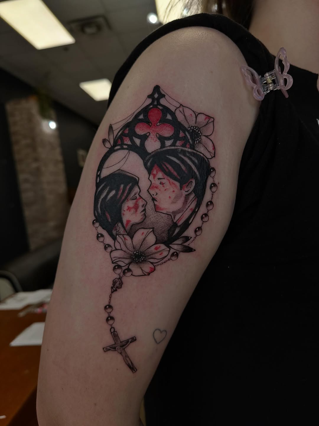 Tattoo by @hexhalle — illustrative, dark_realism