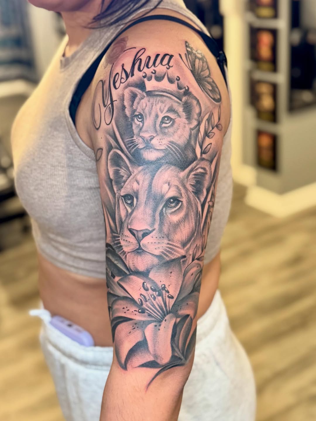 Tattoo by @chynastonecold — realism, black_and_grey