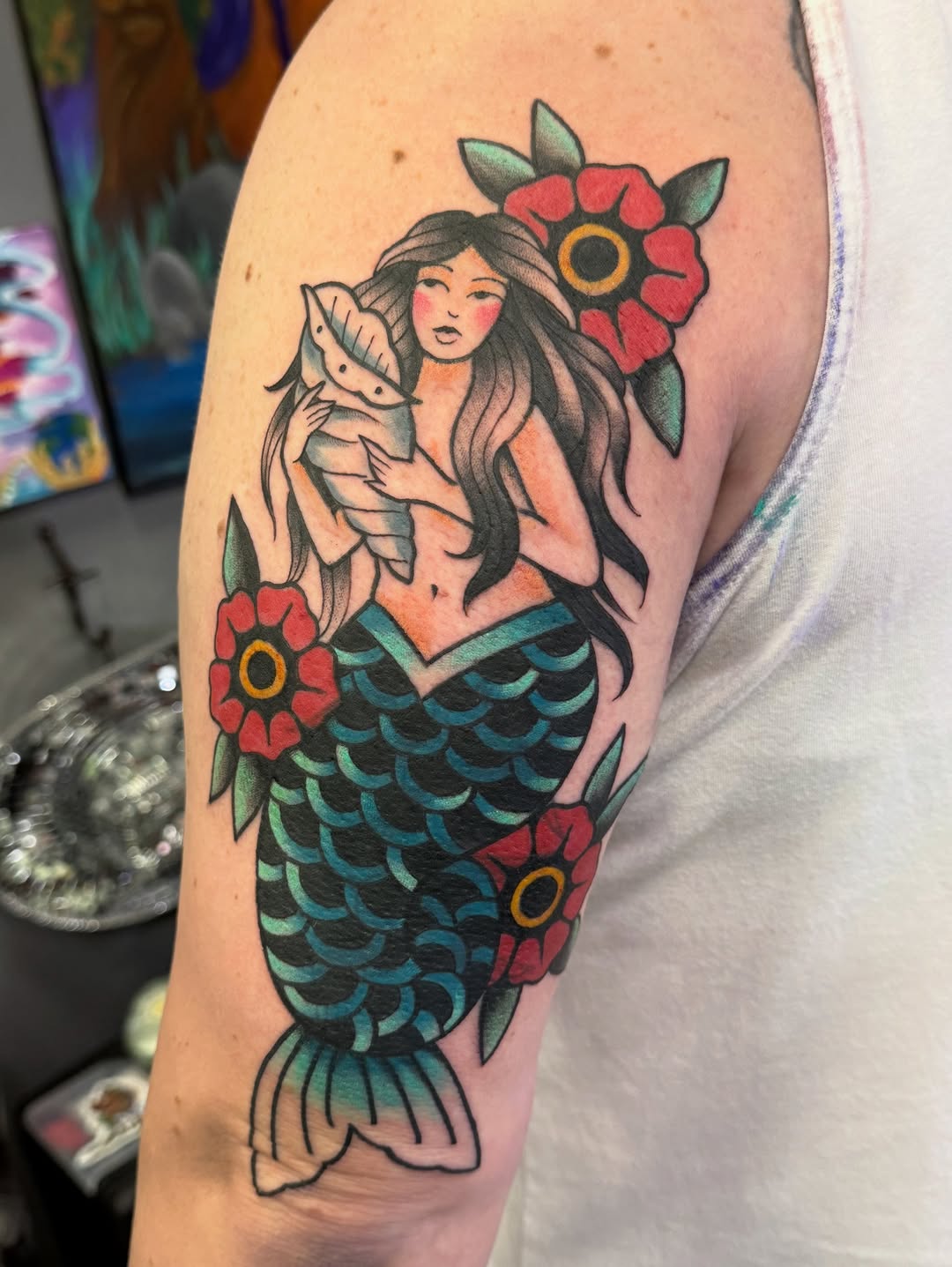 Tattoo by @inkedbyjenna — american_traditional, illustrative