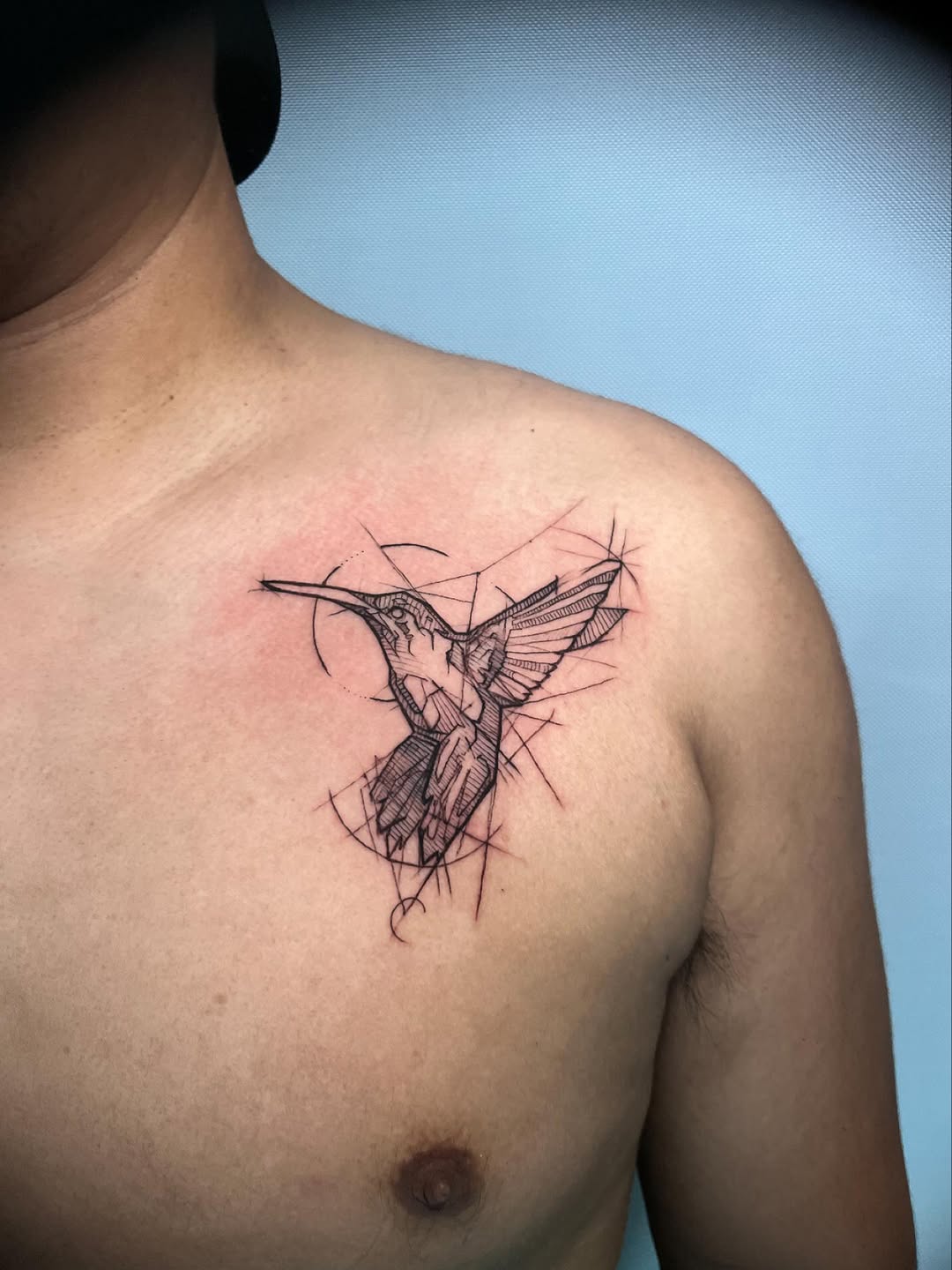 Tattoo by @alvinlouceltattooer — geometric, sketch