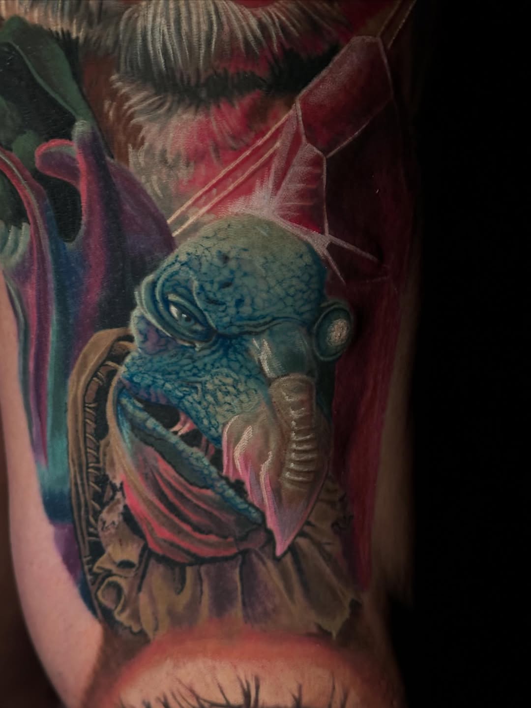 Tattoo by @vendoink — realism, dark_realism