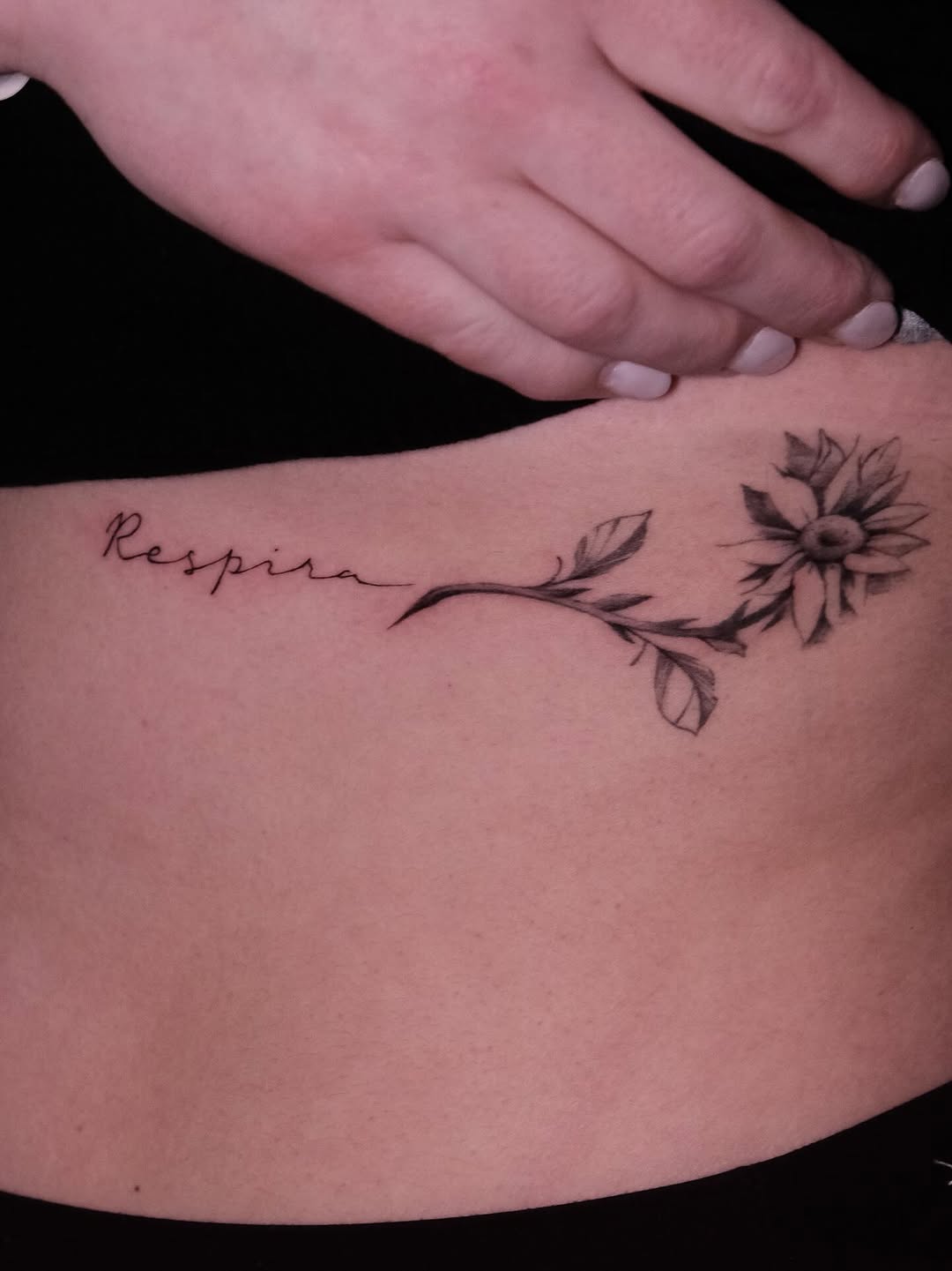 Tattoo by @apes.ttt โ fine_line, lettering_script