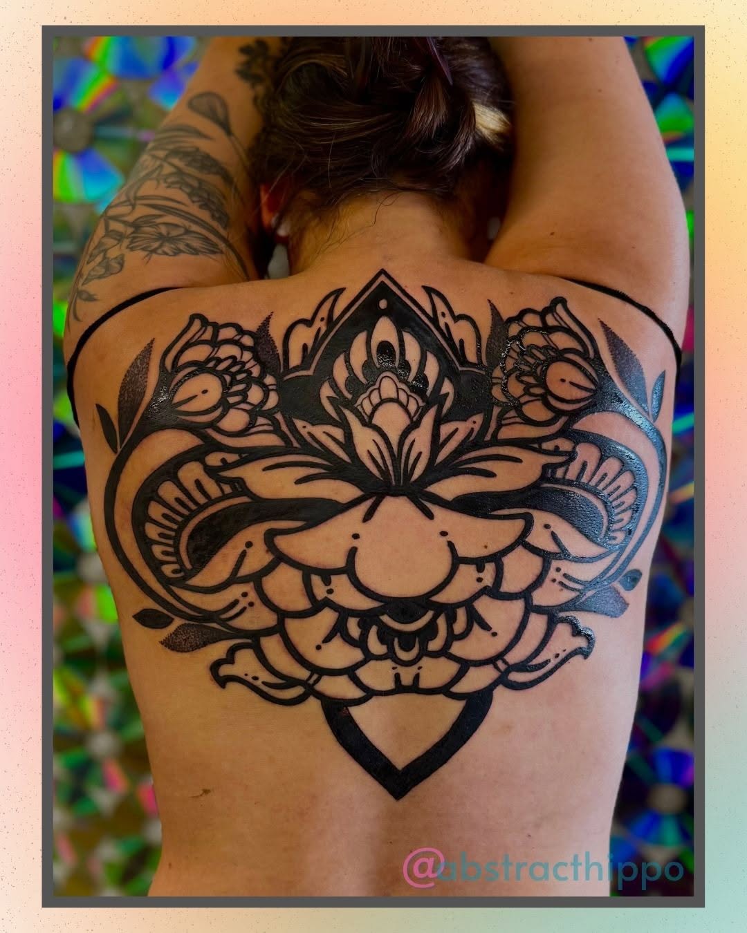 Tattoo by @sound_sanctuary_tattoos — blackwork, ornamental