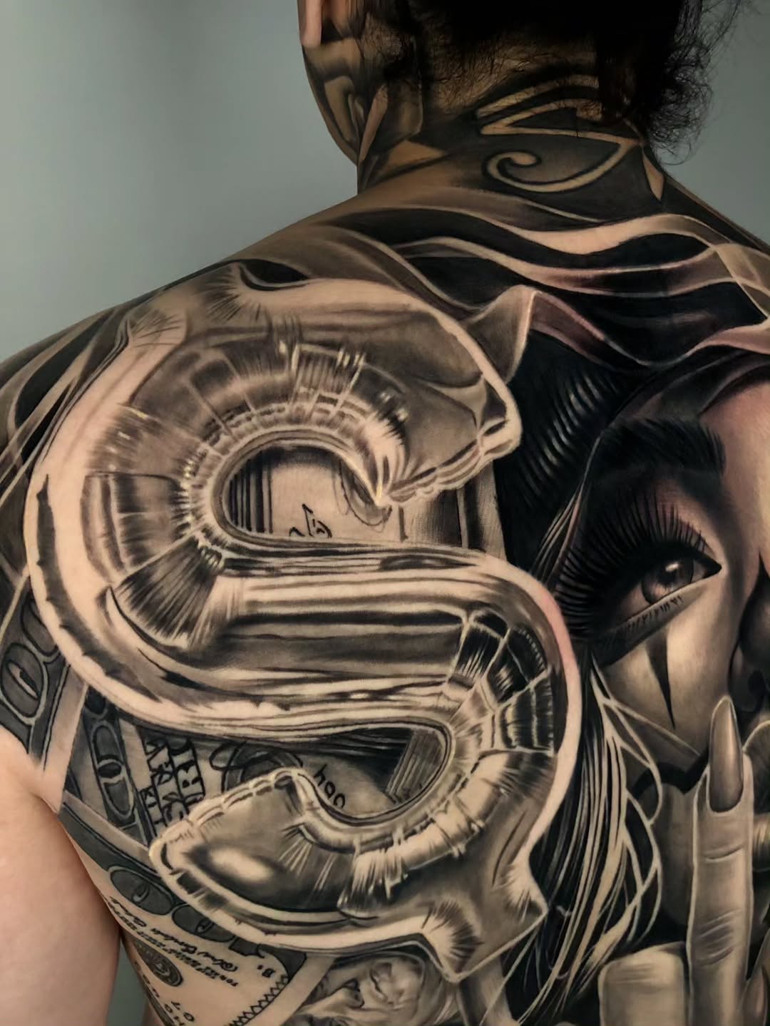 Tattoo by @mager_tattoos โ realism, black_and_grey