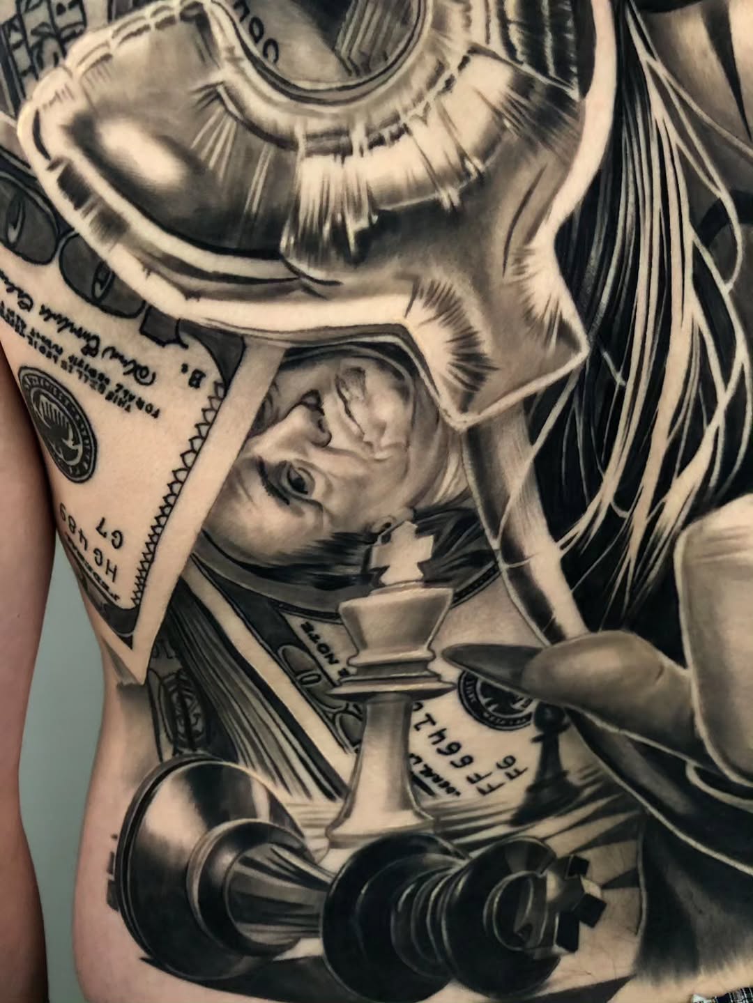Tattoo by @mager_tattoos โ realism, black_and_grey