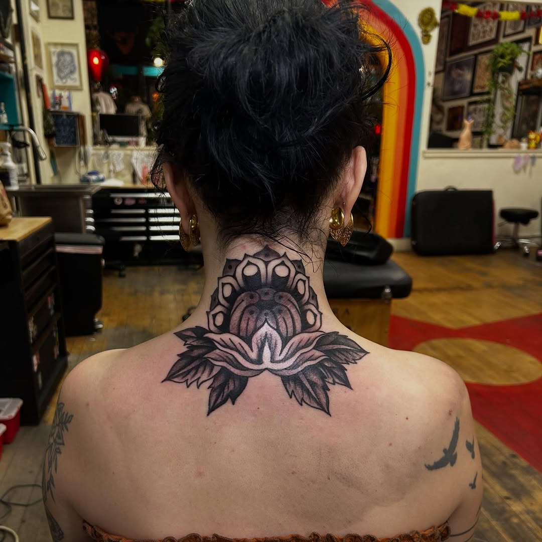 Tattoo by @samperrytattoos — black_and_grey, ornamental