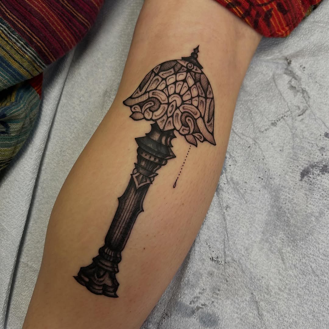 Tattoo by @samperrytattoos — black_and_grey, ornamental