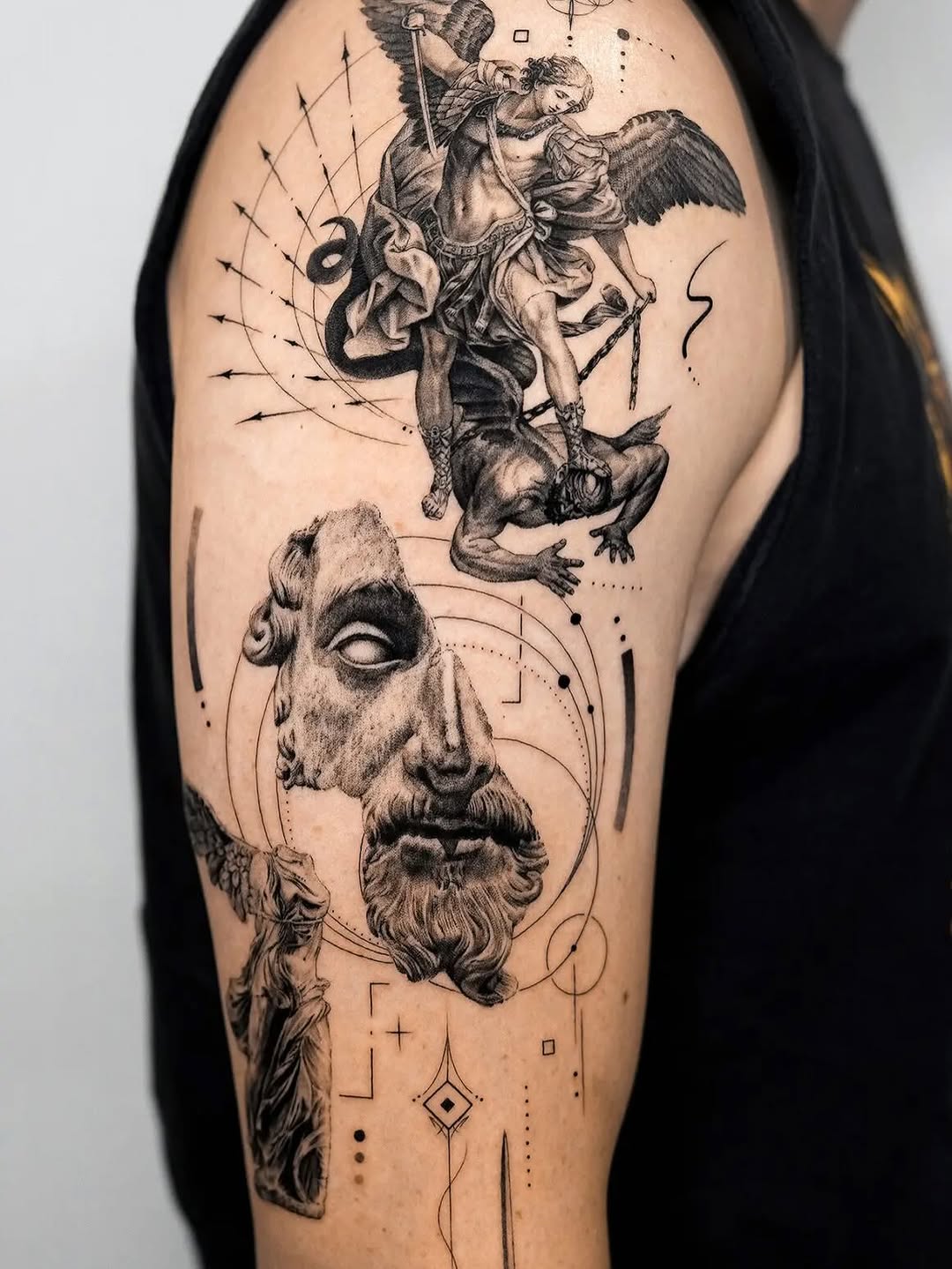 Tattoo by @bestasiantattoo β black_and_grey, realism