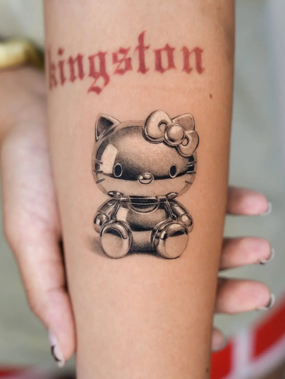 Tattoo by @bestasiantattoo β realism, black_and_grey