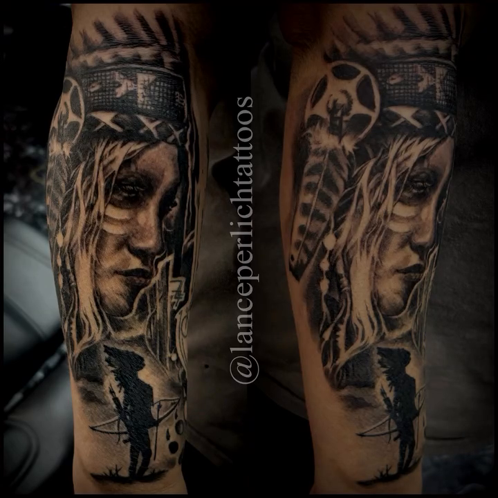 Tattoo by @lanceperlichtattoos β realism, black_and_grey