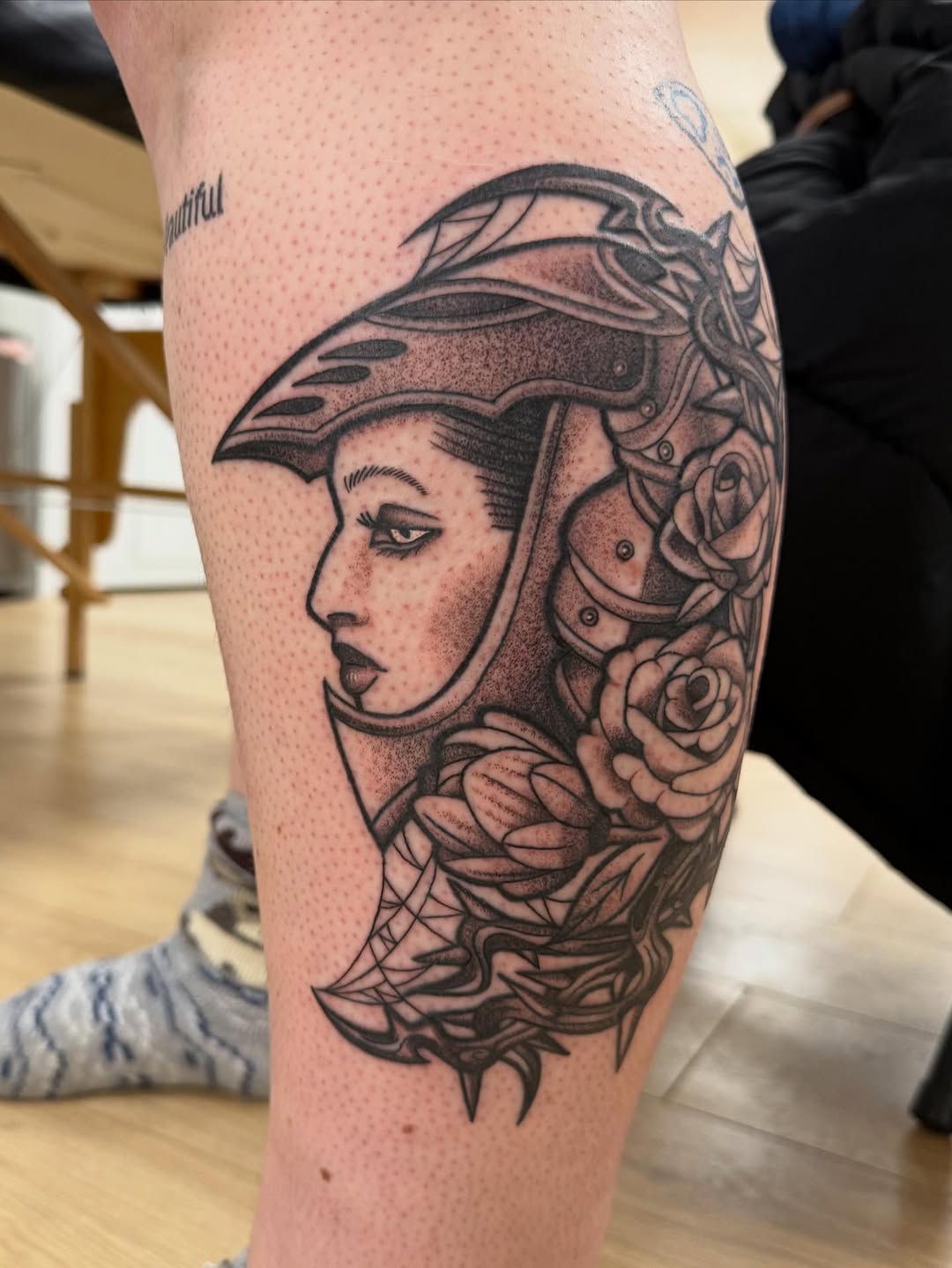 Tattoo by @laurito_tattoo — black_and_grey, illustrative