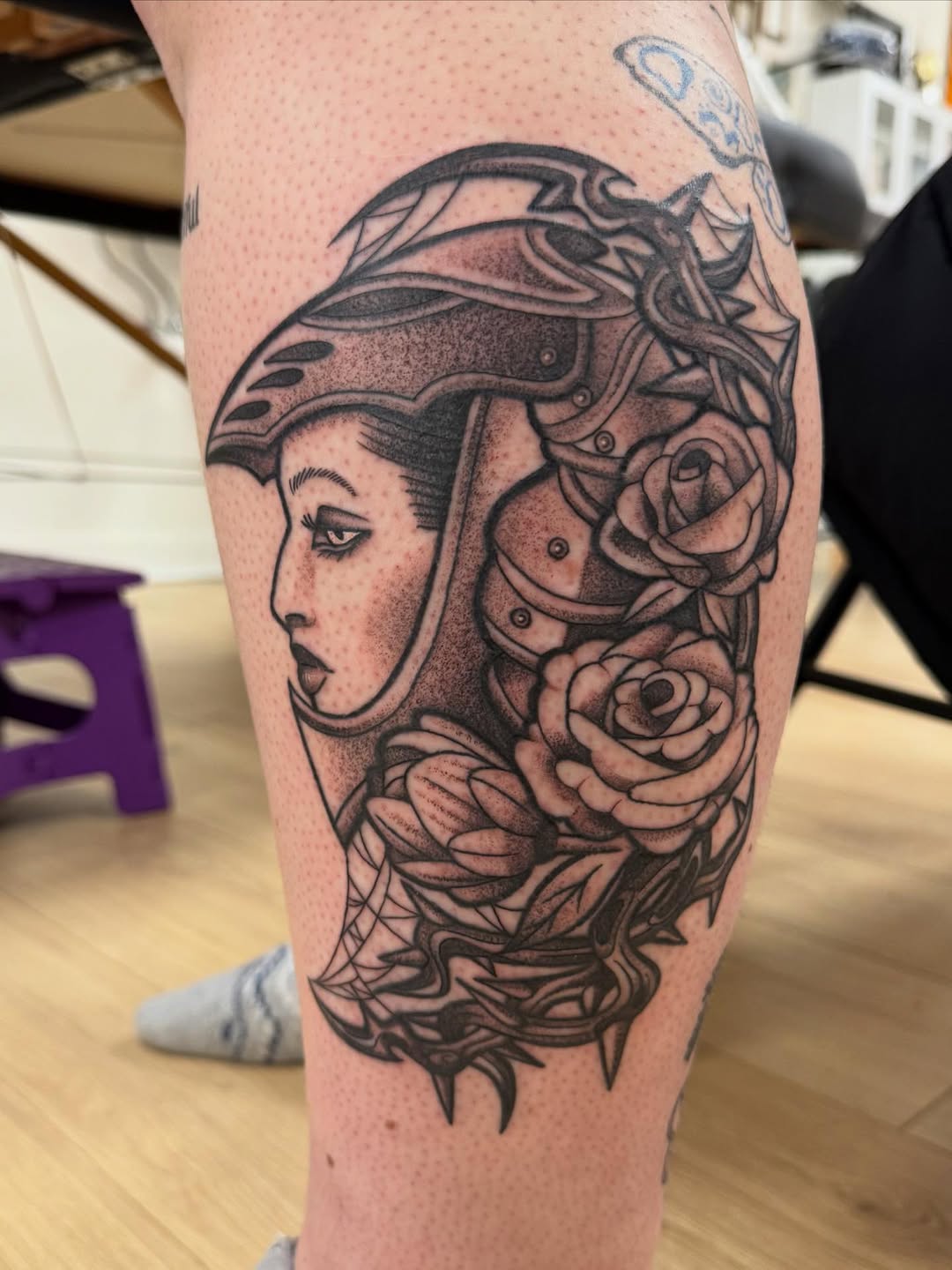 Tattoo by @laurito_tattoo — black_and_grey, illustrative