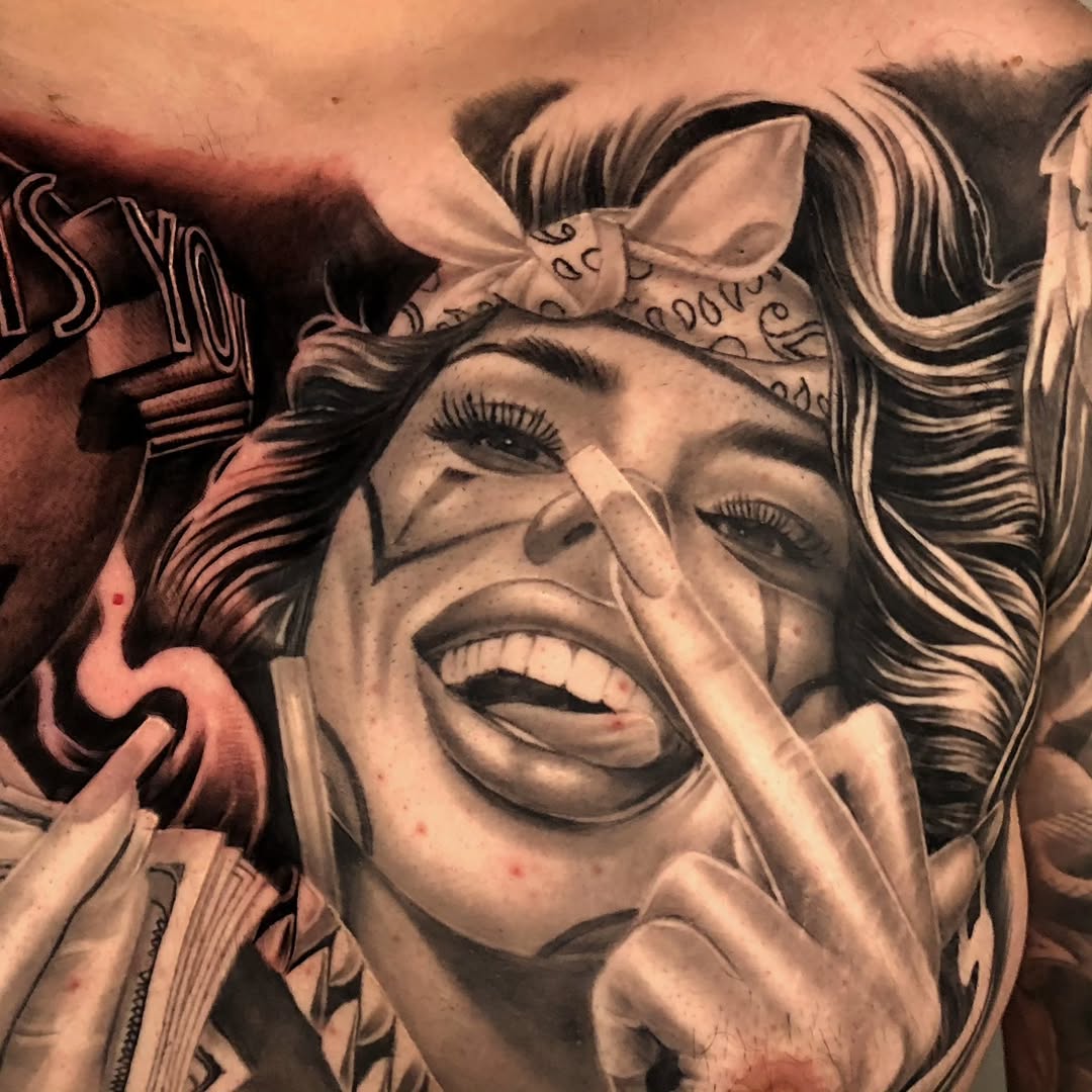 Tattoo by @mager_tattoos โ chicano, realism