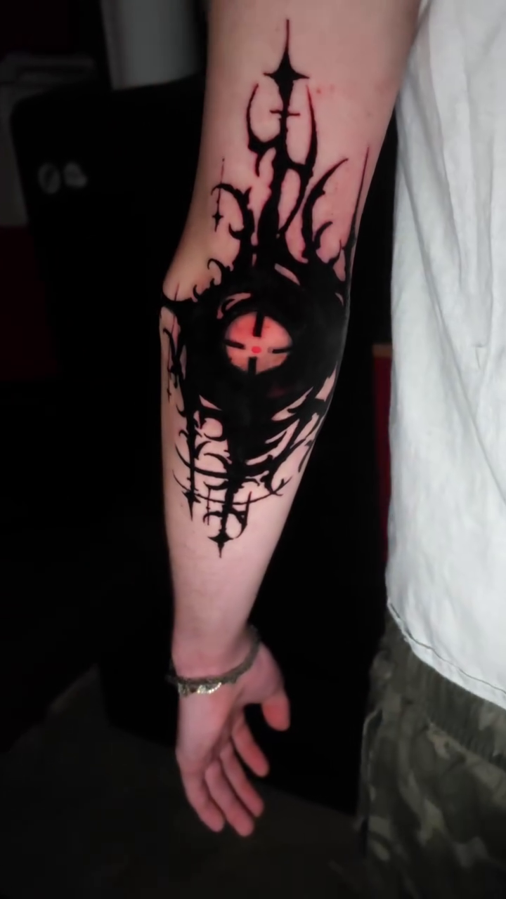 Tattoo by @samlg.tattoo — blackwork, ornamental
