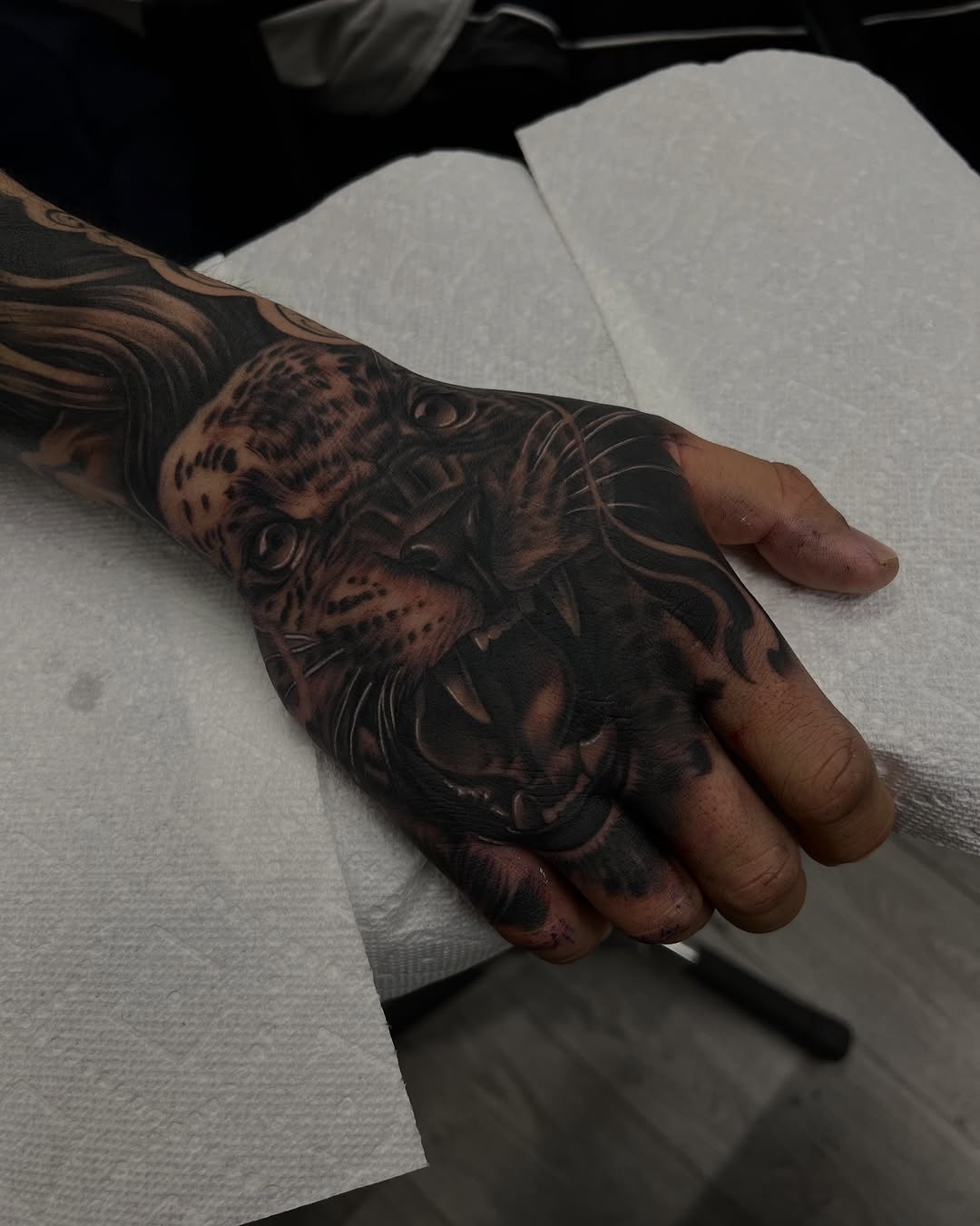 Tattoo by @boha_tattoos — realism, black_and_grey