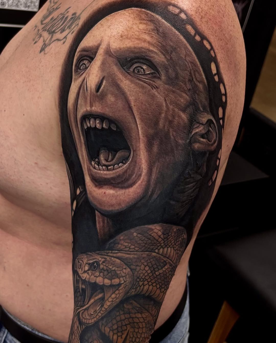 Tattoo by @inkbyjay1 — realism, dark_realism