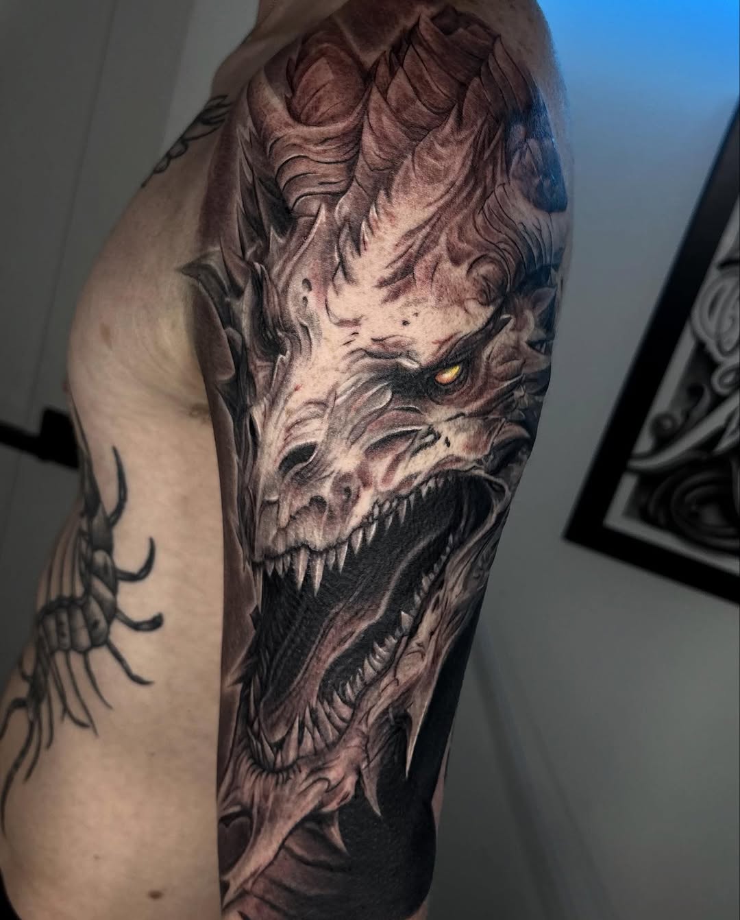 Tattoo by @inkbyjay1 — realism, dark_realism