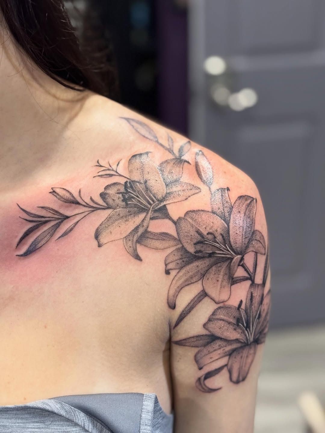 Tattoo by @_stabbygabby โ black_and_grey, realism