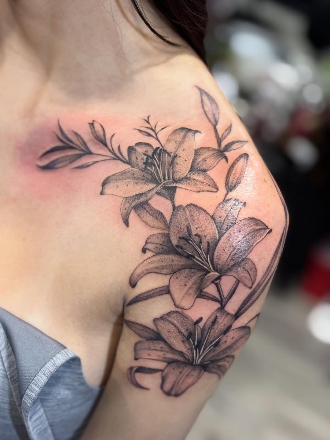 Tattoo by @_stabbygabby โ black_and_grey, realism