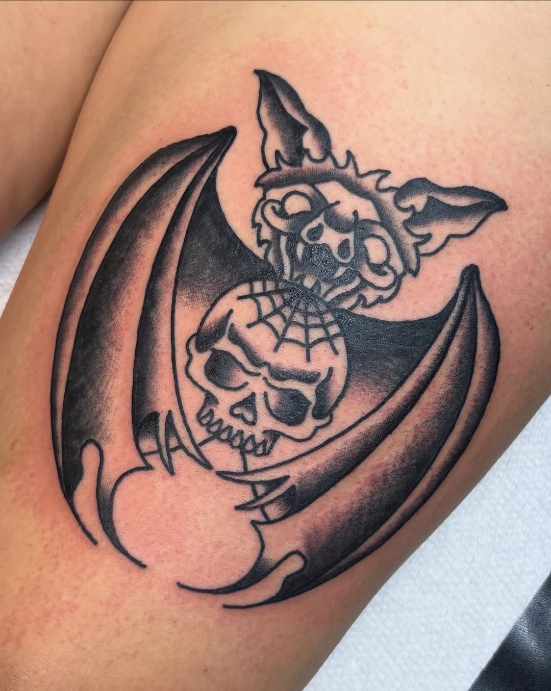 Tattoo by @bridgetsmithtattoos — american_traditional, dark_realism
