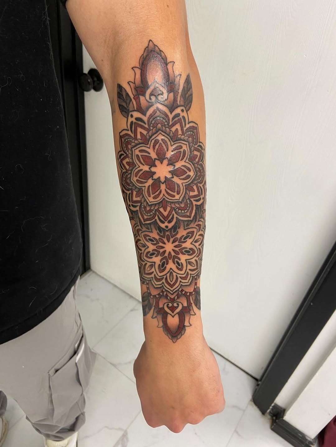 Tattoo by @1luv_tattoo — ornamental, dotwork
