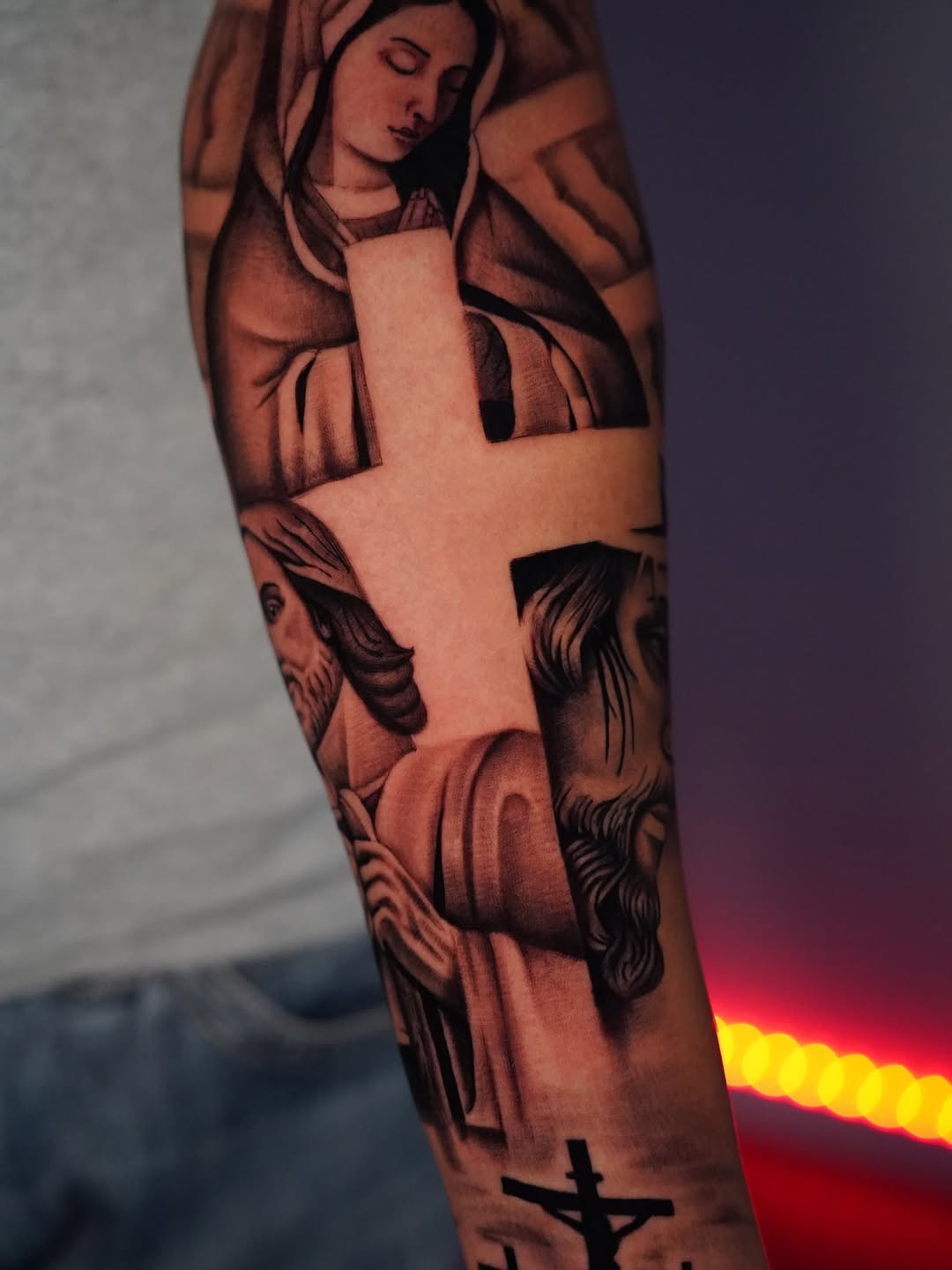 Tattoo by @mvp_tattoos — realism, black_and_grey