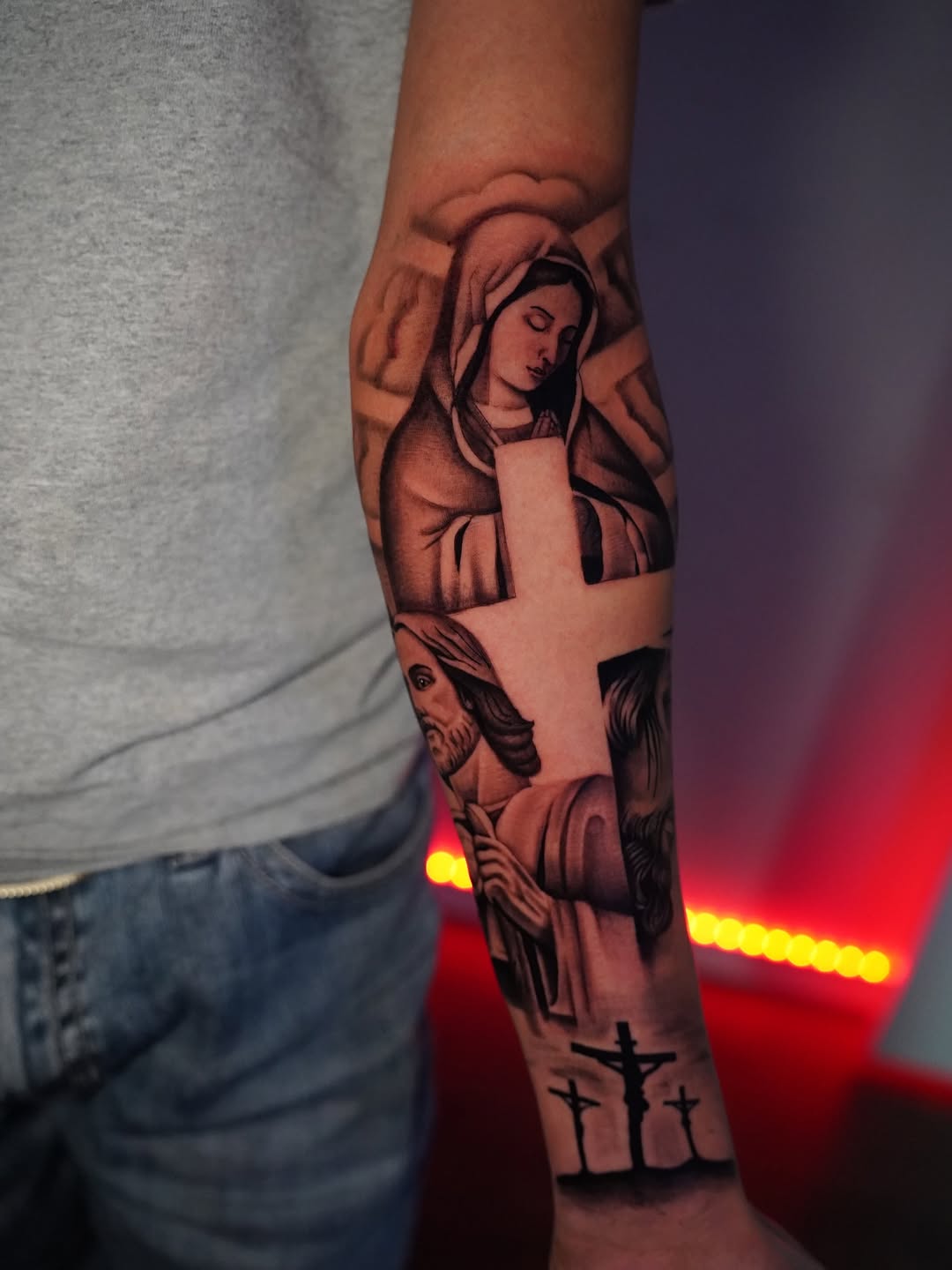 Tattoo by @mvp_tattoos — realism, black_and_grey