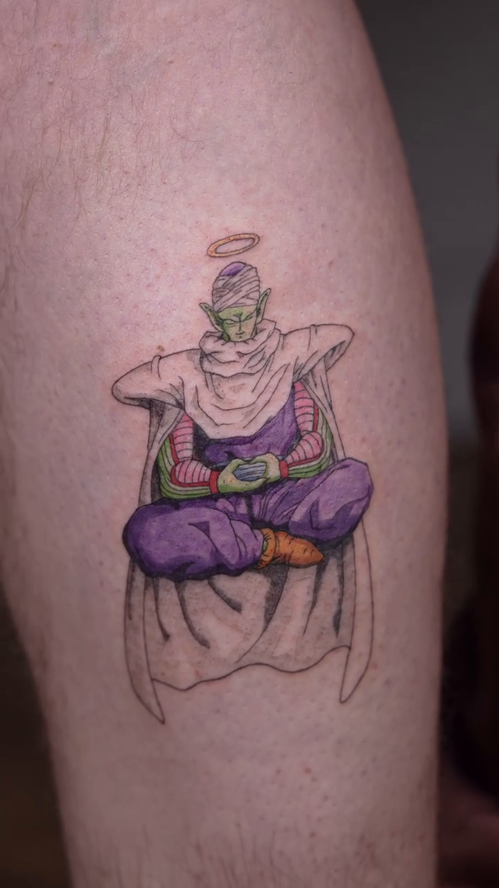 Tattoo by @yungpentagrams โ anime