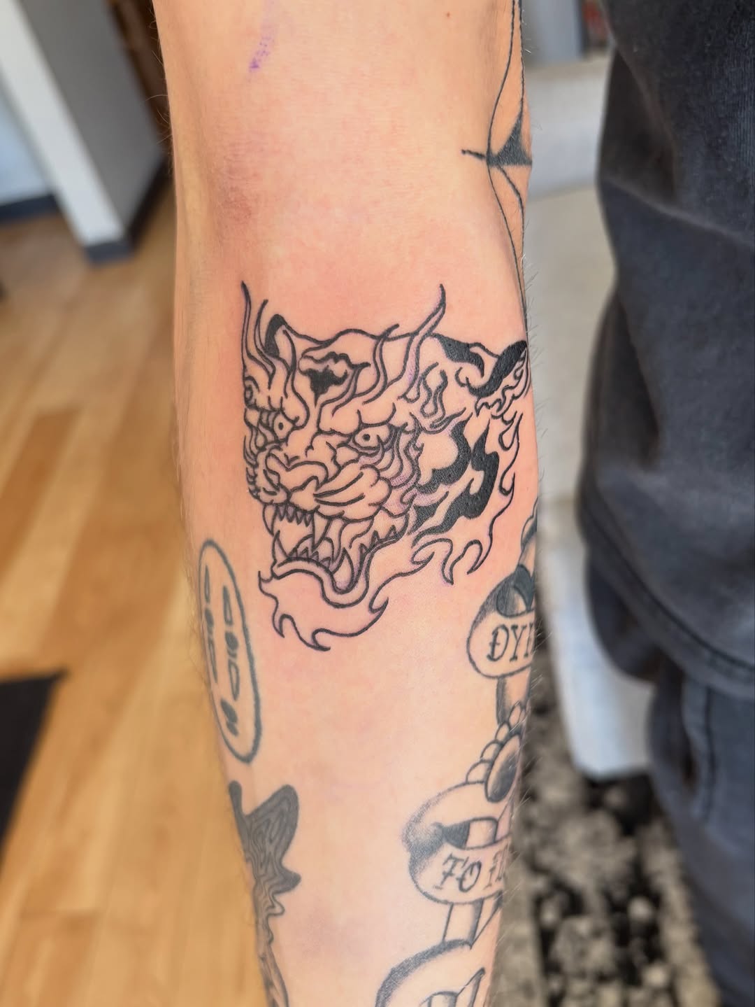 Tattoo by @tacat217 — japanese_irezumi, blackwork
