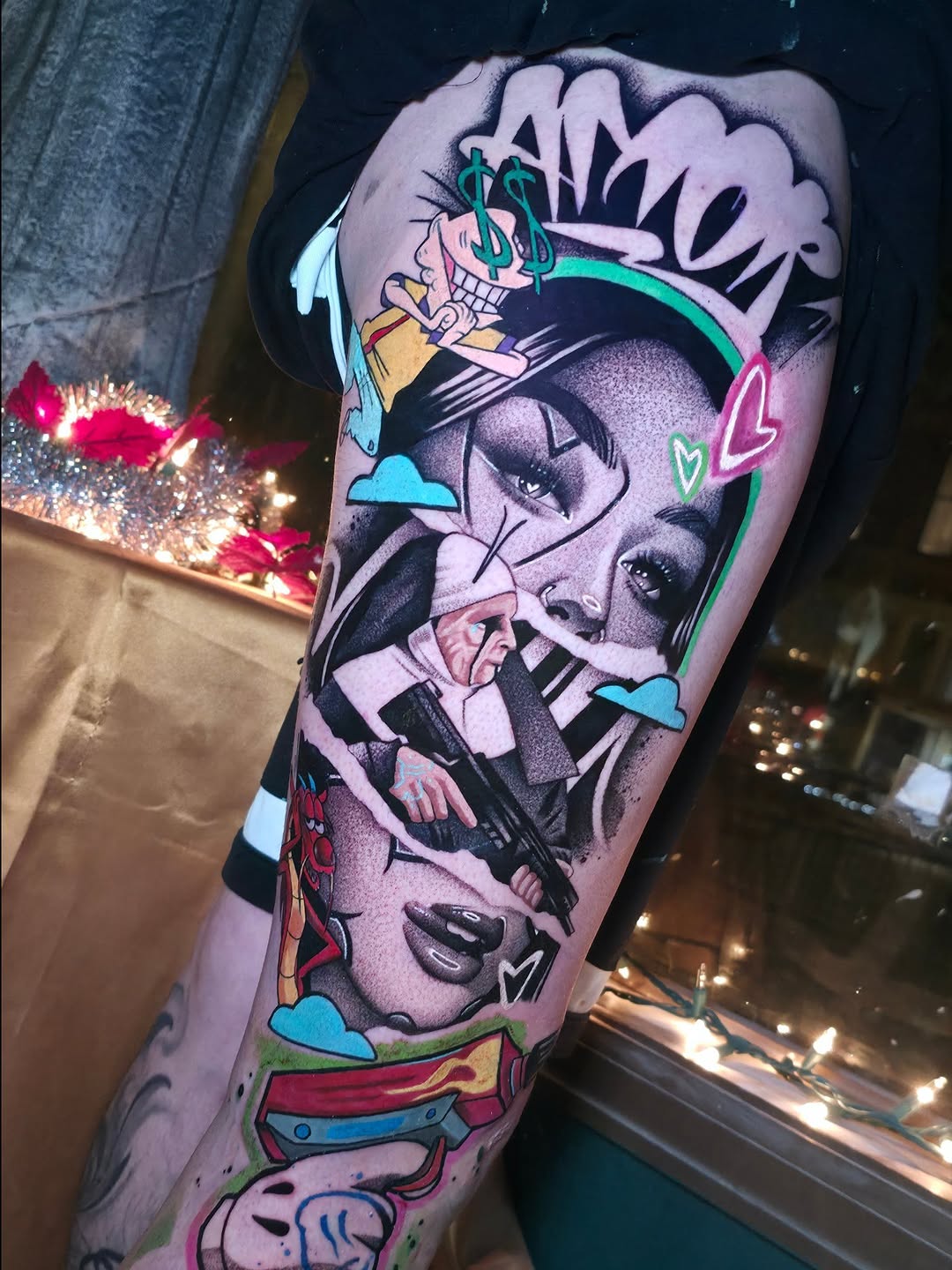 Tattoo by @tattoosbydonnie โ new_school