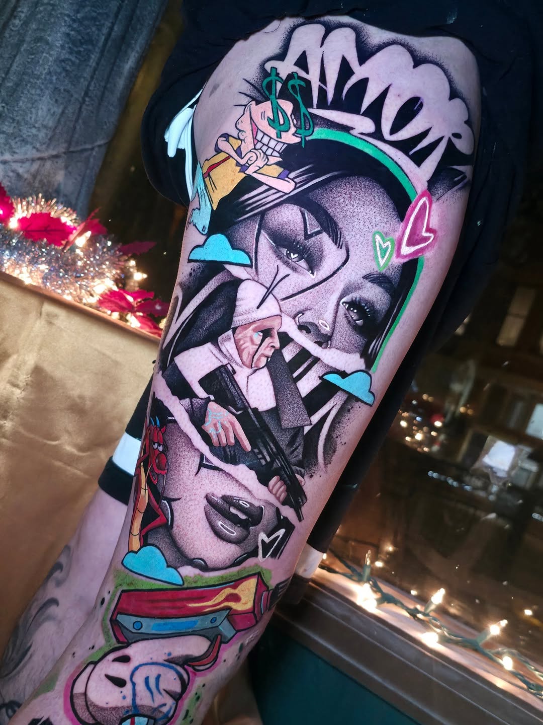 Tattoo by @tattoosbydonnie โ new_school