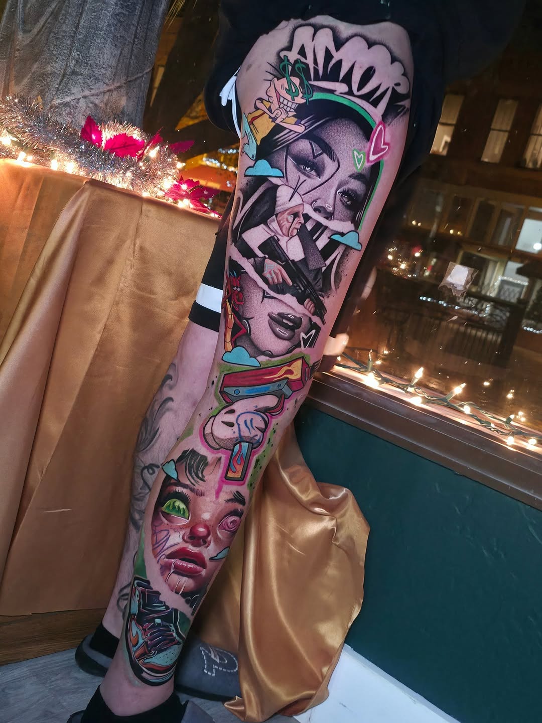 Tattoo by @tattoosbydonnie โ new_school