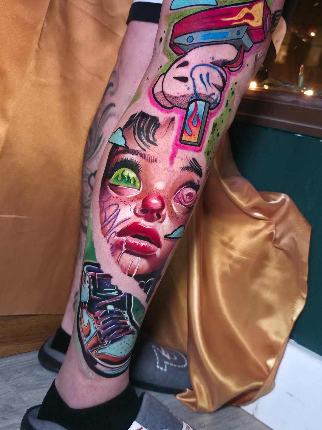Tattoo by @tattoosbydonnie โ new_school