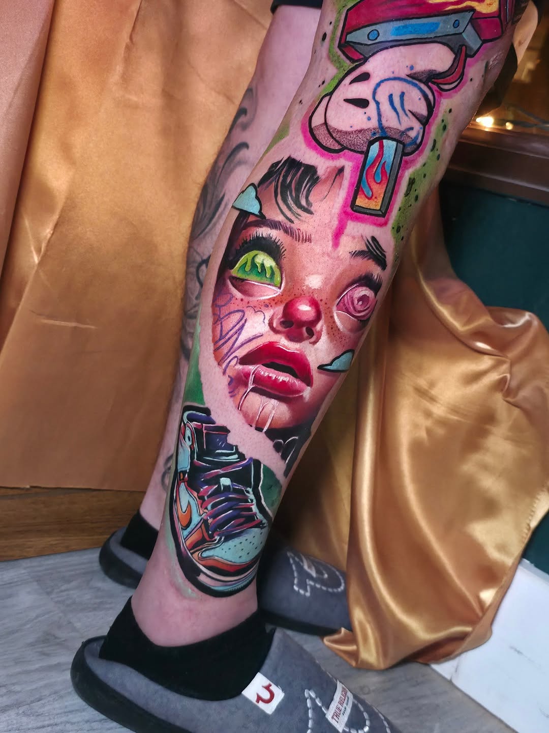 Tattoo by @tattoosbydonnie โ new_school