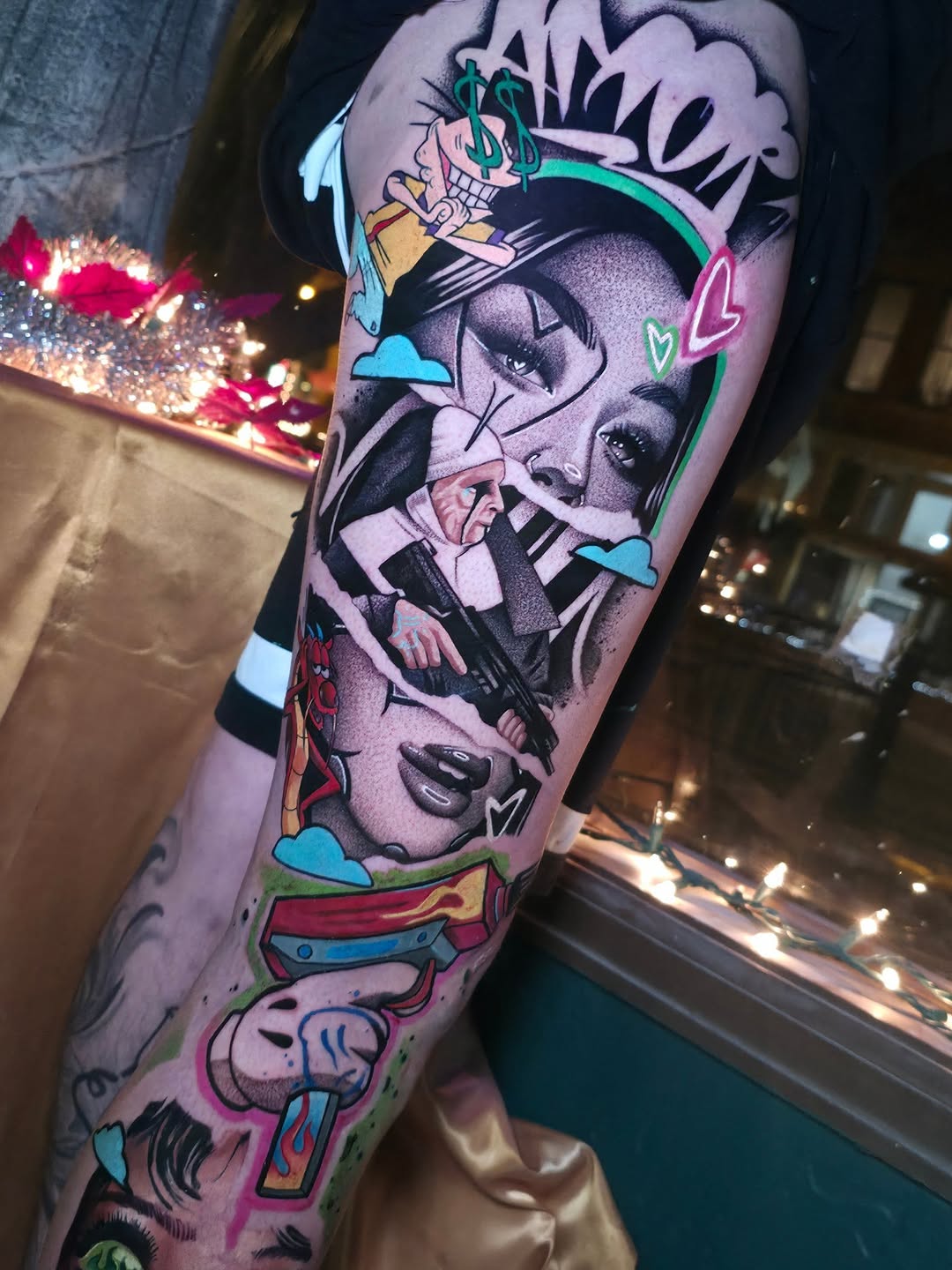 Tattoo by @tattoosbydonnie โ new_school