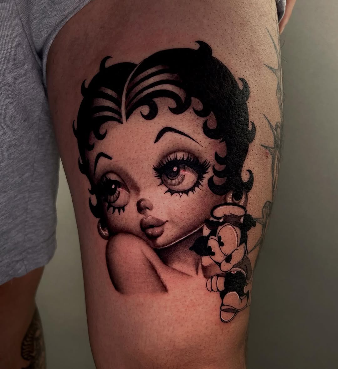 Tattoo by @ink.abby β realism, black_and_grey