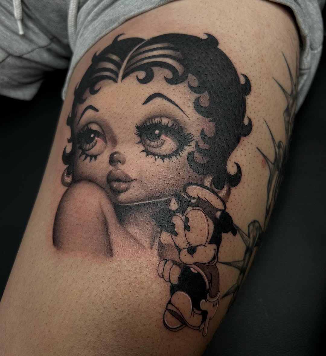 Tattoo by @ink.abby β realism, black_and_grey