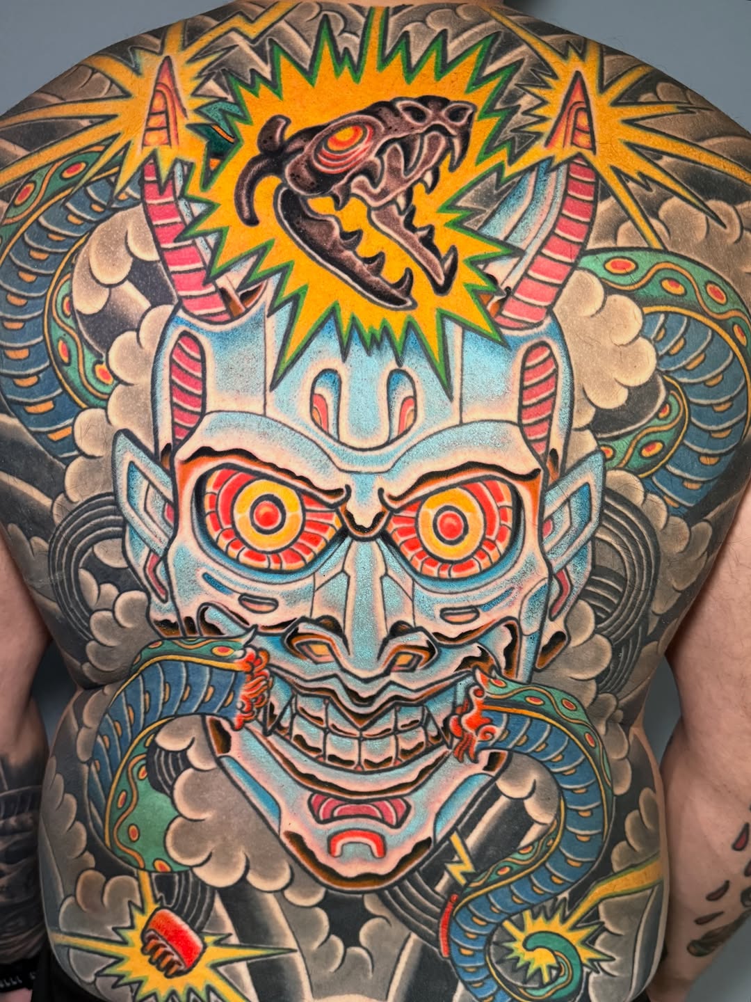 Tattoo by @mariothetattooer — japanese_irezumi, blackwork