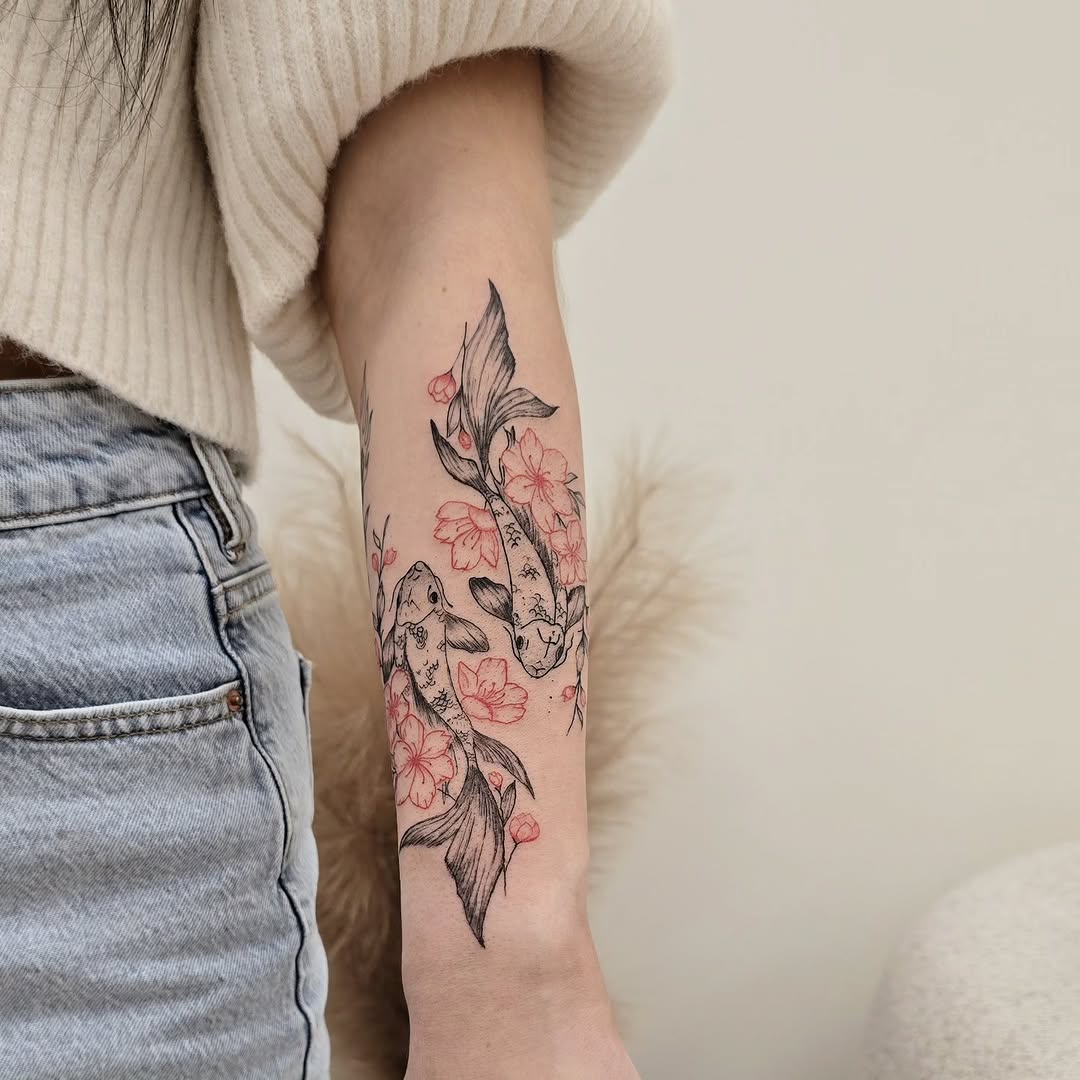 Tattoo by @browtech.joel — fine_line, japanese_irezumi
