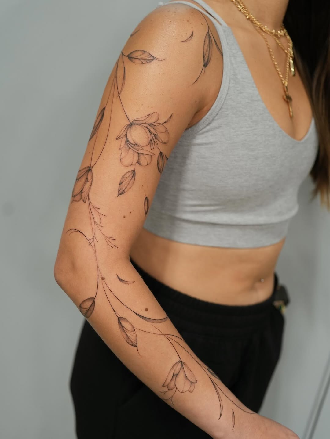 Tattoo by @lolavtattoo — fine_line, black_and_grey