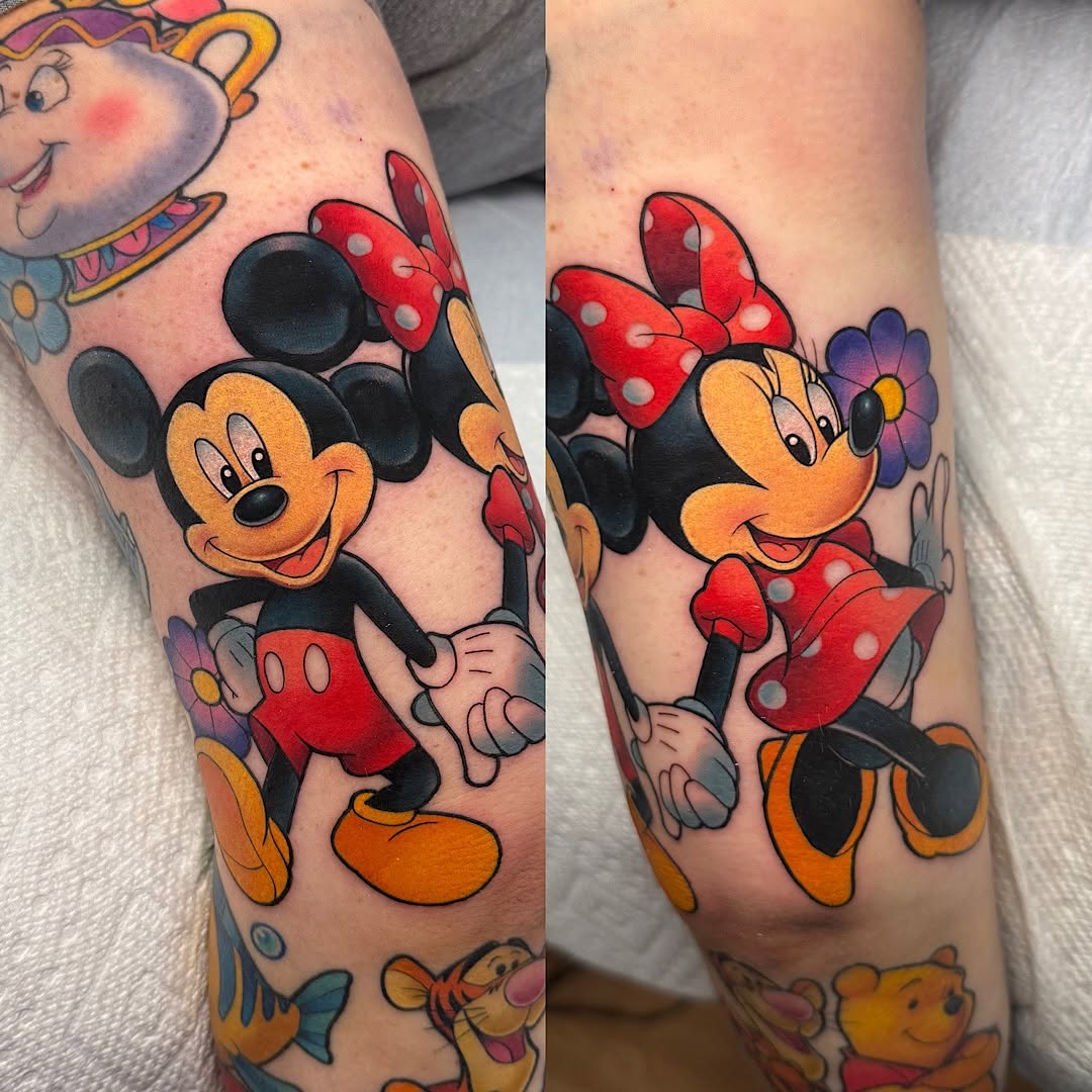 Tattoo by @shelbytattoos — new_school, anime