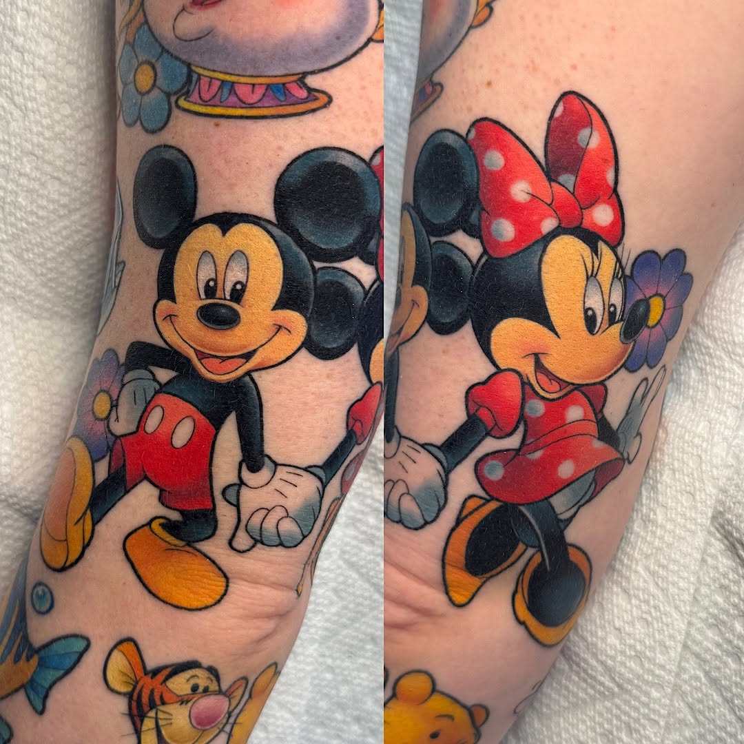 Tattoo by @shelbytattoos — new_school, anime