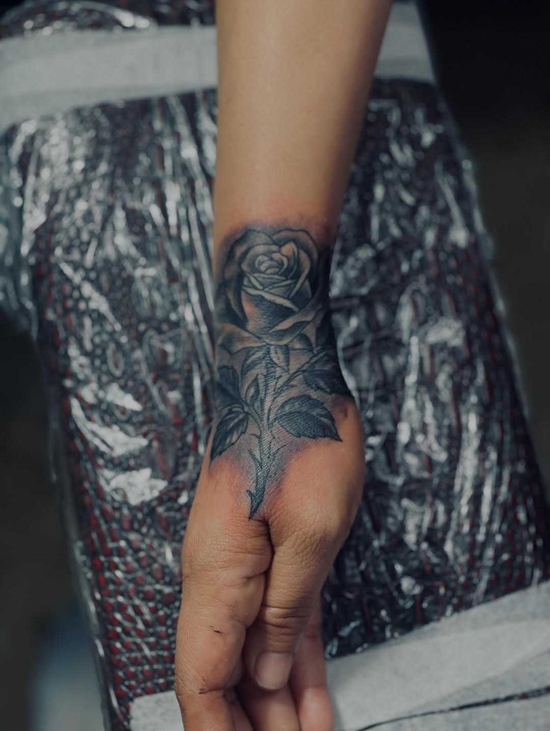 Tattoo by @pweemorales — black_and_grey, realism