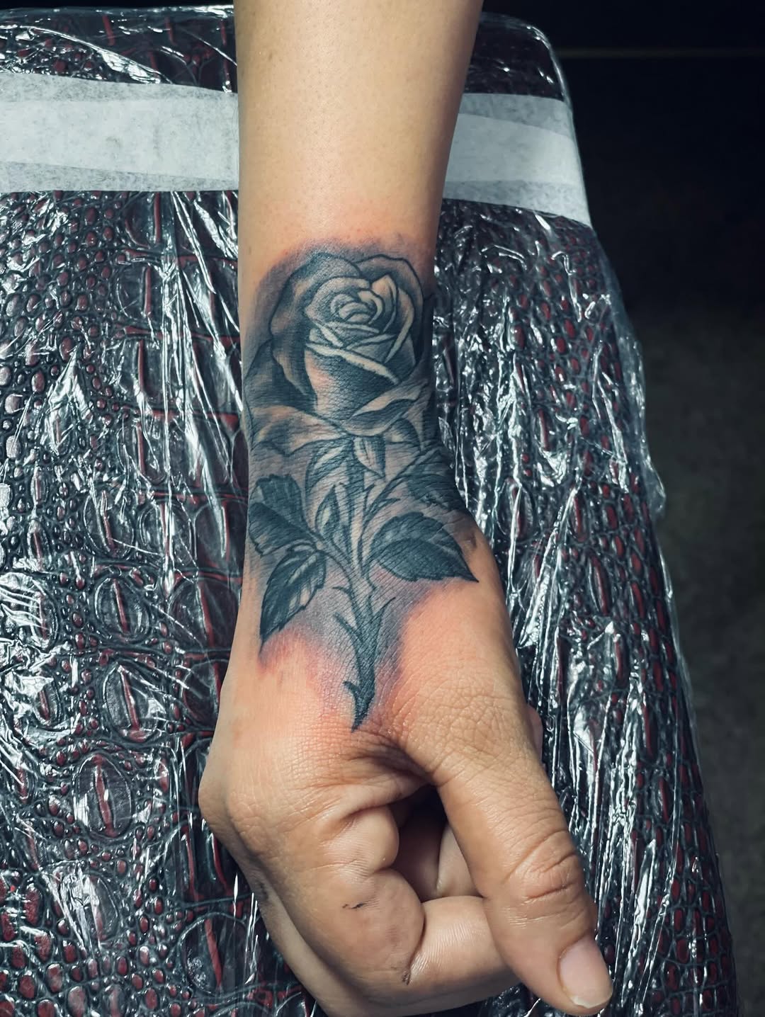 Tattoo by @pweemorales — black_and_grey, realism