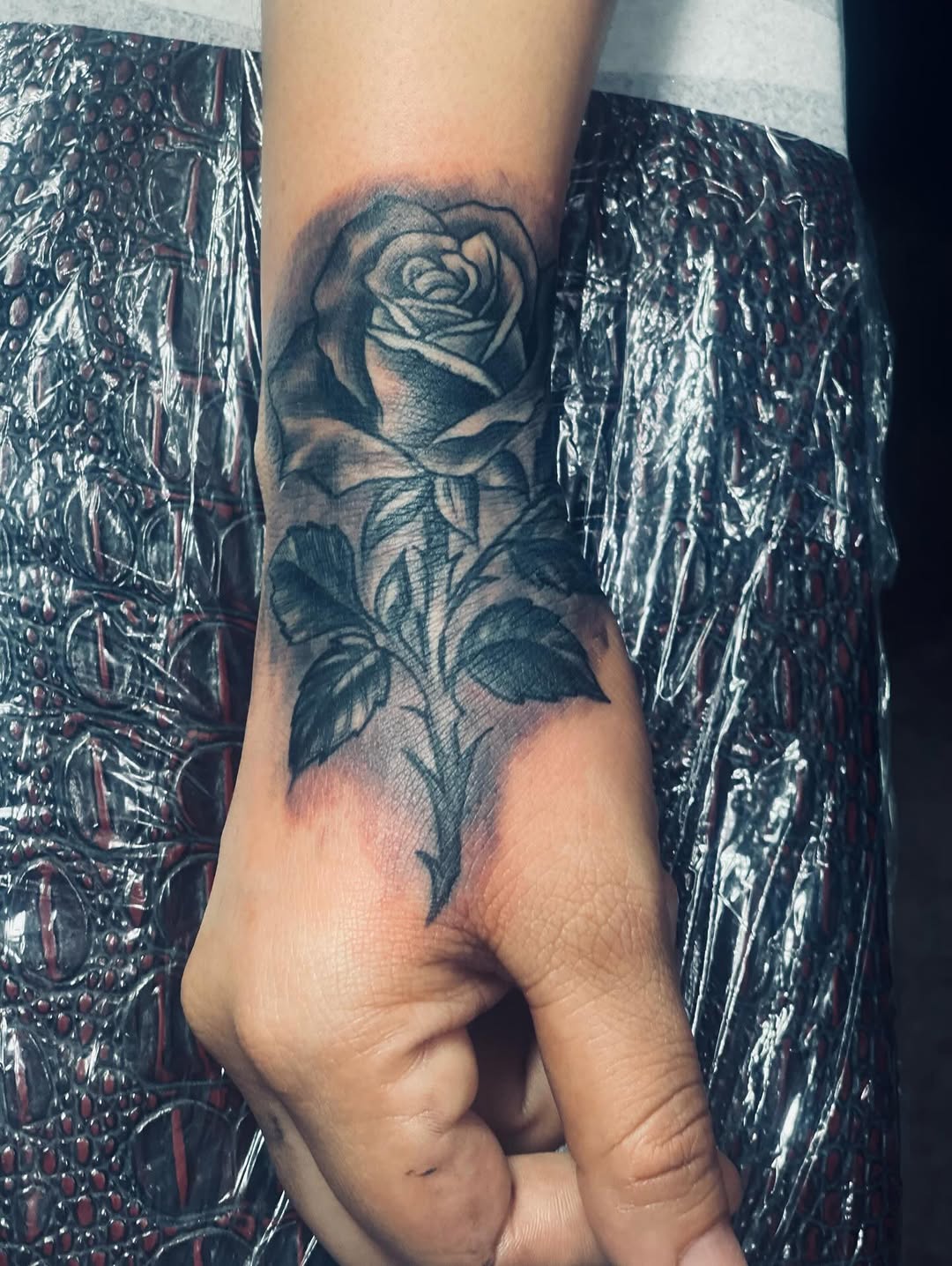 Tattoo by @pweemorales — black_and_grey, realism